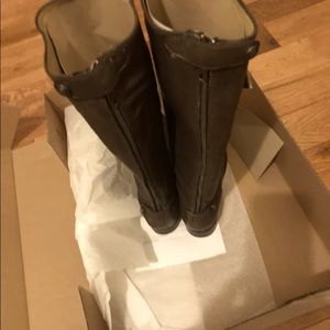 New Frye Womens Melissa Button Back Zip Knee-High